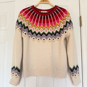 Marine Layer Ellie Fairisle Sweater Size S